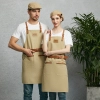 europe design halter long denim apron restaurant chef apron housekeeping apron