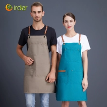 peacock-blue women apron work apron waiter apron