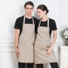 upgraded coffee shop clerk apron baker waiter apron long apron Color Color 2