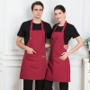 upgraded coffee shop clerk apron baker waiter apron long apron Color Color 4