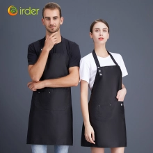 solid halter apron water proof long apron