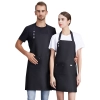 solid halter apron water proof long apron
