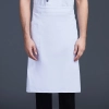 solid knee length chef apron waiter apron housekeeping apron Color White