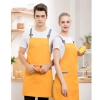 stripes strap high quality halter apron housekeeping apron waiter apron Color Orange
