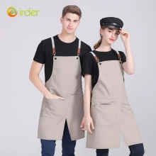 high quality canvas front split halter apron chef apron waiter apron