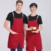 high quality canvas front split halter apron chef apron waiter apron