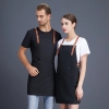 apron for waiter waitress,we can add customer's brand logo Color Black