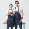 autumn design hotpot restaurant waiter waiterss apron housekeeping apron denim