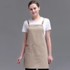 fashion khaki adjustable halter apron long apron