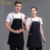 fashion khaki adjustable halter apron long apron Color Black