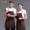 fashion khaki adjustable halter apron long apron