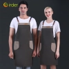 Fance Restaurant contrast pocket waiter waiter work apron halter apron