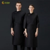 2022 Fall Collection right open long sleeve chef coat work uniform Color Black