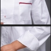 fashion 2022 new bright hem Asian restaurant chef jacket chef uniform