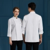 2022 Euopre style easy care fabric handsome chef working uniform jacket