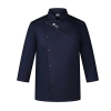 2025 red wemen chef jacket men chef jacket uniform Color Navy Blue