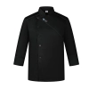 2022 red wemen chef jacket men chef jacket uniform Color Black