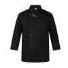 2025 red wemen chef jacket men chef jacket uniform Color Black