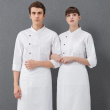 Brazil fashion restaurant chef jacket cooking uniform