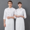 Brazil fashion restaurant chef jacket cooking uniform Color White