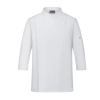 long sleeve white/black chef jacket coat uniform Color White