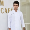 fashion long sleeve cafe restaurant chef coat uniform