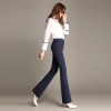 fashion great quality formal women work pant flare pant Color Navy Blue
