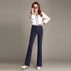 fashion great quality formal women work pant flare pant Color Black