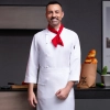 2022  chef clothes long sleeve  hotel restaurant staff uniform cake shop autumn and winter clothing canteen baking work clothes for men and women