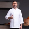 2022  chef clothes long sleeve  hotel restaurant staff uniform cake shop autumn and winter clothing canteen baking work clothes for men and women