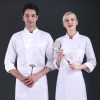 refeer collar upgrade women men chef blouse jacket uniform