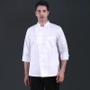 refeer collar upgrade women men chef blouse jacket uniform
