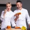 long sleeve easy care double breasted high quailty chef coat uniform