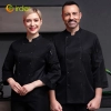 long sleeve easy care double breasted high quailty chef coat uniform