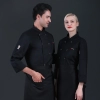 Economy low cost cheap chef uniform chef jacket Color Black