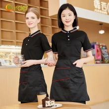Hot pot restaurant cold drink store staff uniform work tshirt