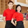Hot pot restaurant cold drink store staff uniform work tshirt