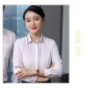 fashion Economic work solid color men shirt work uniform Color female white shirt