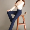 fashion office style cotton women pant work wear Color Navy Blue