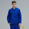 Europe design high quality factory woker workwear uniform auto repair uniform Color sapphire blue