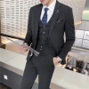 ultra fashion young men suits casual business suits triple