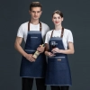 unisex denim pocket halter waiter apron chef apron housekeeping apron