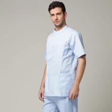 Short sleeve Europe style dentist doctor jacket work uniform