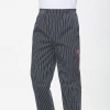 high quality stripes chef trousers chef pant