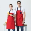 2025 fashion green store bar waiter apron long apron Color Red