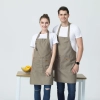 2025 high quality water proof halter waiter apron home aporn Color Khaki