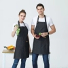 2025 high quality water proof halter waiter apron home aporn Color Black