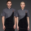 Europe style upgrade restaurant chef jacket blouse uniform