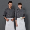 large size denim chef jacket restaurant sushi food uniform Color Color 3