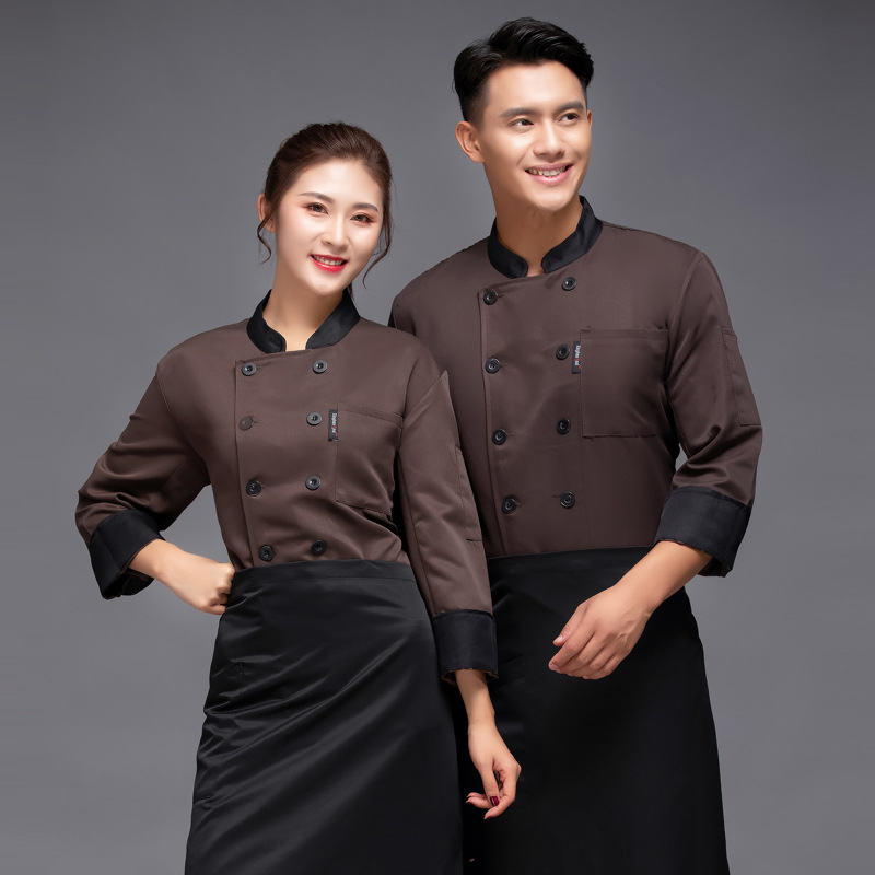 high quanlity low price chef jacket work uniform hotpot restaurant